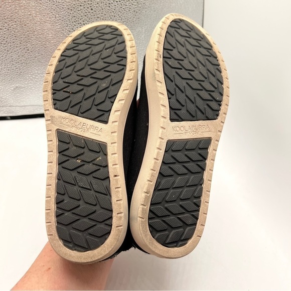 Koolaburra By Ugg Women's Black Penley Shoes Sneaker Size 7.5 Lace Up 1102534 - Picture 6 of 8